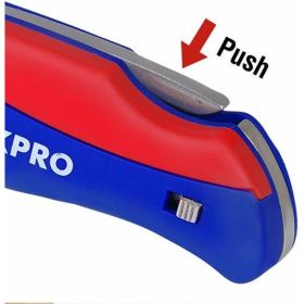 Складной быстросменный нож WORKPRO трапециевидные лезвия WP211006 (артикул 23306553) – фото 8