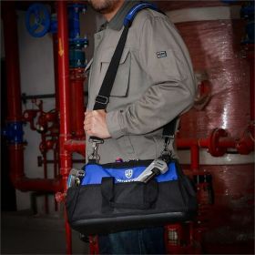 Сумка для инструмента WORKPRO 640D 510x260x290 мм, с широким горлом, на молнии, с пластиковым дном WP281026 (артикул 23424105) – фото 2