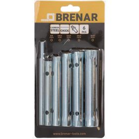 Набор трубчатых ключей BRENAR 8-17 мм 255 (артикул 24957627) – фото 2