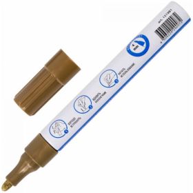 Лаковый маркер-краска BRAUBERG EXTRA paint marker 4 мм, золотой, улучшенная нитро-основа, 151981 (артикул 16729251) – фото 5