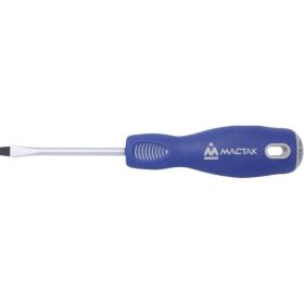 Шлицевая отвертка (Slotted, 5.5х75 мм, держатель) МАСТАК 040-55075H (артикул 15507206) – фото 1