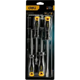 Набор отверток DELI dl620004 SL5x100, SL6x150, PH1x100, PH2x150, 4 шт. 104546 (артикул 23753211) – фото 2