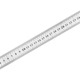 Измерительная линейка vertextools 300 мм, металлическая 3042-300 (артикул 25667181) – фото 5