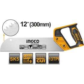 Ножовка по дереву INGCO 300 мм INDUSTRIAL HMBSB3028 (артикул 16651077) – фото 3