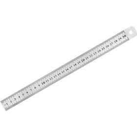 Измерительная линейка vertextools 300 мм, металлическая 3042-300 (артикул 25667181) – фото 4