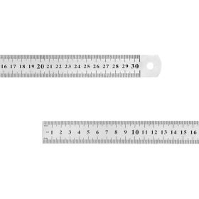 Измерительная линейка vertextools 300 мм, металлическая 3042-300 (артикул 25667181) – фото 3