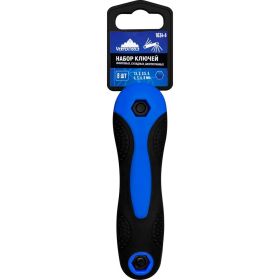 Набор имбусовых складных шестигранных ключей vertextools 1.5–8, 8 предметов 1634-8 (артикул 23240907) – фото 2