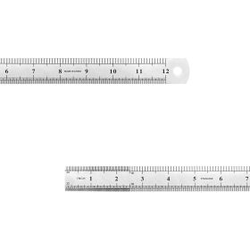 Измерительная линейка vertextools 300 мм, металлическая 3042-300 (артикул 25667181) – фото 2
