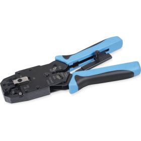 Обжимной инструмент Cabeus для RJ-45 (8р8с), RJ-11/12 (6р6с, 6р4с, 6р2с), 4р4с, 4р2с, профессиональный, с храповым механизмом HT-2008AR (артикул 26147777) – фото 1