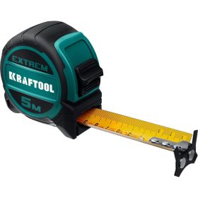 Рулетка со сверхшироким полотном KRAFTOOL Extrem 5м х 32мм 34127-5 (артикул 25148169) – фото 1