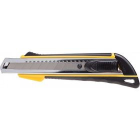 Канцелярский нож Hatber RAPID 18мм, AUTO, LOCK прорезиненный корпус 12 шт 060165 (артикул 22073253) – фото 2