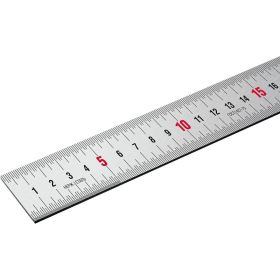 Про-15 Усиленная нержавеющая линейка 0,15 м ЗУБР 34280-015 (артикул 25148391) – фото 3