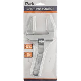 Разводной ключ с укороченной ручкой PARK 20 см 105472 (артикул 27675264) – фото 3