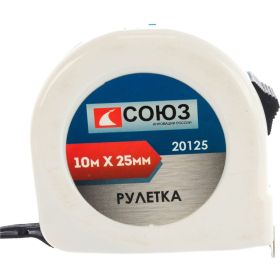 Рулетка 10x25мм, пластиковый корпус Союз 20125 (артикул 15483216) – фото 3
