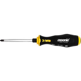 Ударная крестовая отвертка Felo Ergonic PZ1x80 45110240 (артикул 25778697) – фото 1