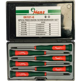 Набор отверток для точной механики Hans 06101-6 (артикул 15608661) – фото 1