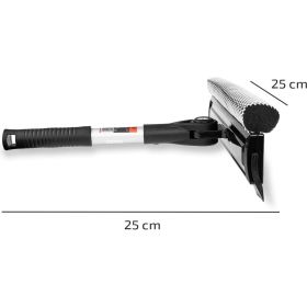 Стеклоочиститель Heyner с ал. ручкой 25 см, двухстронняя щетка 20 см 407420 (артикул 16789267) – фото 3