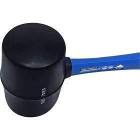 Киянка vertextools 450 г, черная резина, фибергасовая рукоятка 10-50-450 (артикул 25667289) – фото 5