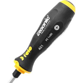 Ударная крестовая отвертка Felo Ergonic PZ1x80 45110240 (артикул 25778697) – фото 3
