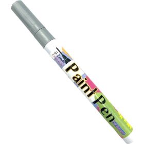 Маркер-краска по металлу с тонким наконечником Flysea Paint Marker FS-177, 0.7 мм, серебряный FS-177-silver (артикул 25301139) – фото 1