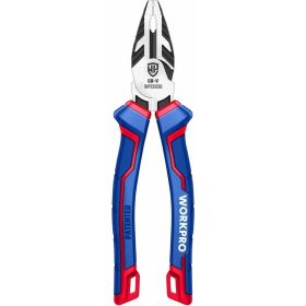 Комбинированные плоскогубцы WORKPRO 200 мм, 8 дюймов, CR-V WP231026 (артикул 23298693) – фото 1