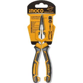 Тонкогубцы INGCO INDUSTRIAL изогнутые, 200 мм HHBNP28201 (артикул 26906540) – фото 2