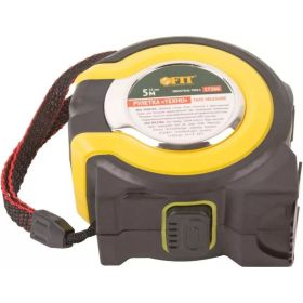 Рулетка FIT ""Техно"" прорезиненный корпус, двойной стопор, 5 м, 25 мм 17266 (артикул 25618017) – фото 2