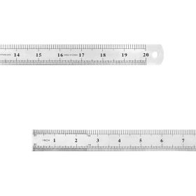 Измерительная линейка vertextools 500мм, металлическая 3042-500 (артикул 25667529) – фото 5