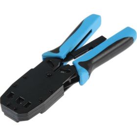 Кримпер для обжима клемм ТУНДРА RJ-45 8P, RJ-12 6P, RJ-10 4P, вертикальный обжим 4476071 (артикул 16699791) – фото 2