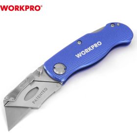 Алюминиевый складной нож общего назначения WORKPRO трапеция W011004 (артикул 25973885) – фото 3