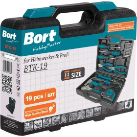 Набор ручного инструмента BTK-19 BORT 93412864 (артикул 20341132) – фото 4