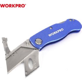 Алюминиевый складной нож общего назначения WORKPRO трапеция W011004 (артикул 25973885) – фото 2