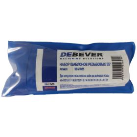 Набор резьбовых шаблонов DeBever 55 град DB-S-TM55 (артикул 21146902) – фото 2