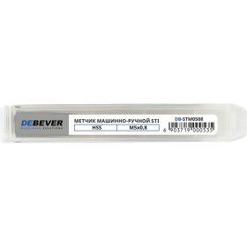 Метчик DeBever HSS STI М5x0,8 DB-STM0508 (артикул 23793459) – фото 3