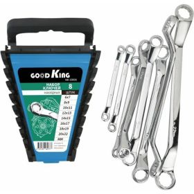 Набор гаечных коленчатых ключей GOODKING 8 предметов NK-10008 (артикул 22641477) – фото 3