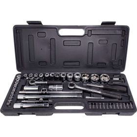 Набор инструментов Помощник 52пр. 1/4"1/2"(6гр)(4-32мм) P020K(51119) (артикул 28600262) – фото 4