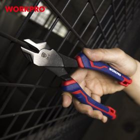 Усиленные бокорезы WORKPRO 180 мм (7 дюймов) CR-V WP231023 (артикул 23298759) – фото 7