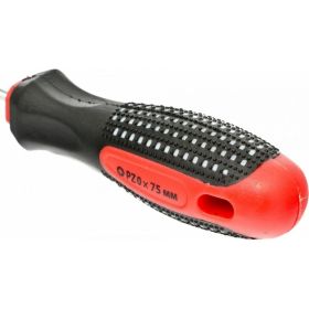 Отвертка PZ0x75мм, CrV, 3-х компонентная рукоятка ""anti slip"" MATRIX Fusion 11400 (артикул 15568945) – фото 3