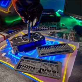 Набор отверток с битами KRANZ RA-02, для точных работ, сталь S2, 30 предметов, KR-12-4752 (артикул 19699612) – фото 7