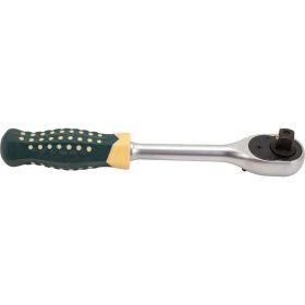 Реверсивная трещотка с резиновой ручкой 1/2 ROCKFORCE RF-80242 (артикул 15995871) – фото 1