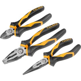 Набор пассатижей и бокорезы TOLSEN GRIPRO 3 предмета TT10410 (артикул 28043402) – фото 1