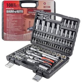 Набор инструмента BaumAuto 1/2"",1/4"", 6 гр., 4-32 мм, 108 предметов BM-41082-5(16725) (артикул 28687088) – фото 2