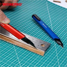 Нож для графических работ WORKPRO с отламывающимися лезвиями 30град. 9мм WP212020 (артикул 27721776) – фото 3