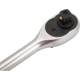 Реверсивная трещотка с резиновой ручкой 1/2 ROCKFORCE RF-80242 (артикул 15995871) – фото 3