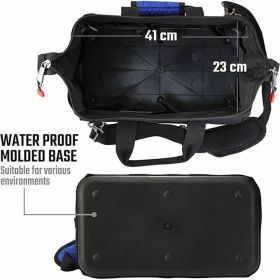 Сумка для инструмента WORKPRO 640D 420x230x270 мм, с широким горлом, на молнии, с пластиковым дном WP281007 (артикул 23424099) – фото 5