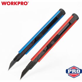 Нож для графических работ WORKPRO с отламывающимися лезвиями 30град. 9мм WP212020 (артикул 27721776) – фото 5