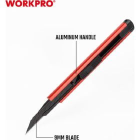 Нож для графических работ WORKPRO с отламывающимися лезвиями 30град. 9мм WP212020 (артикул 27721776) – фото 7