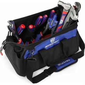 Сумка для инструмента WORKPRO 640D 420x230x270 мм, с широким горлом, на молнии, с пластиковым дном WP281007 (артикул 23424099) – фото 7