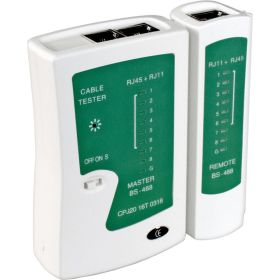 Сетевой тестер ExeGate NS-468 для RJ-45/RJ-11/RJ-12271121 (артикул 19004622) – фото 1