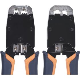 Обжимной инструмент Cabeus для RJ-45 (8р8с), RJ-11/12 (6р6с, 6р4с, 6р2с), профессиональный HT-500 (артикул 26147507) – фото 2